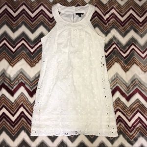 Lace white dress