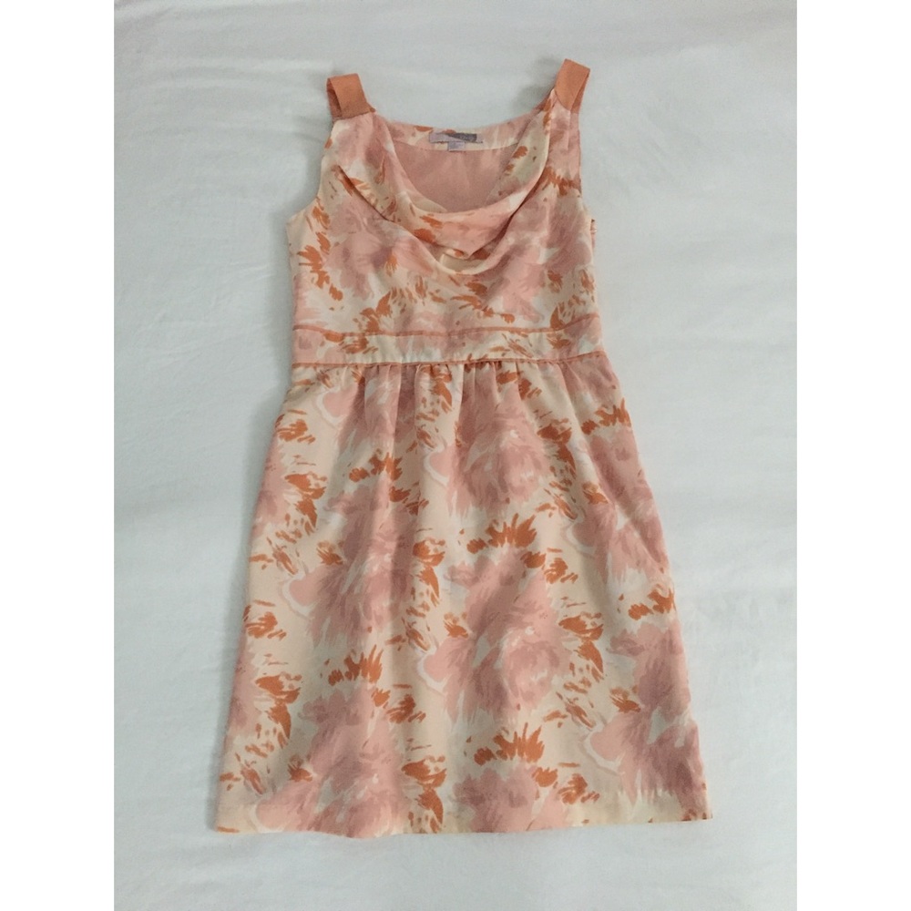 F21 Peach Patterned Dress