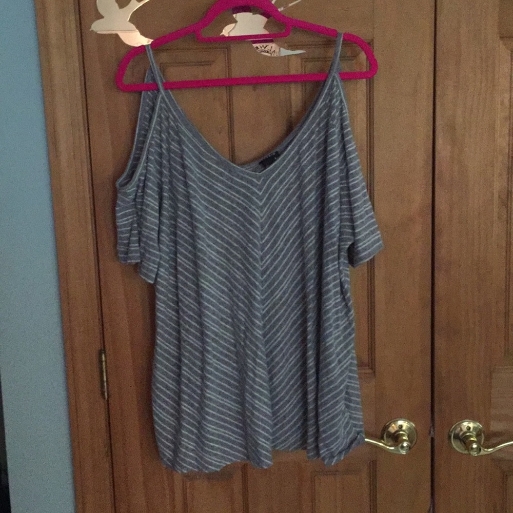 TORRID cold shoulder top