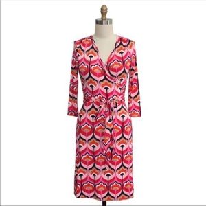 Lesley Evers, Pink Wrap Dress, Large