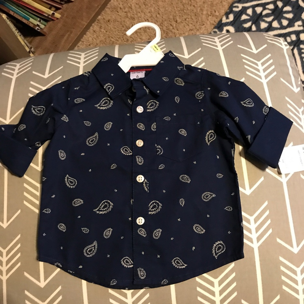 ** SOLD ** baby boys button down