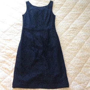 Banana Republic Navy Lace Dress