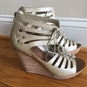 Dolce Vita (DV) tie up wedges