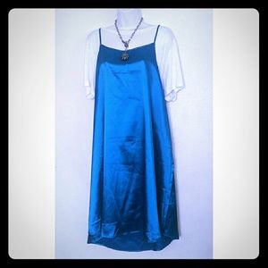 Nwt Plus size 3X tshirt lined slip dress