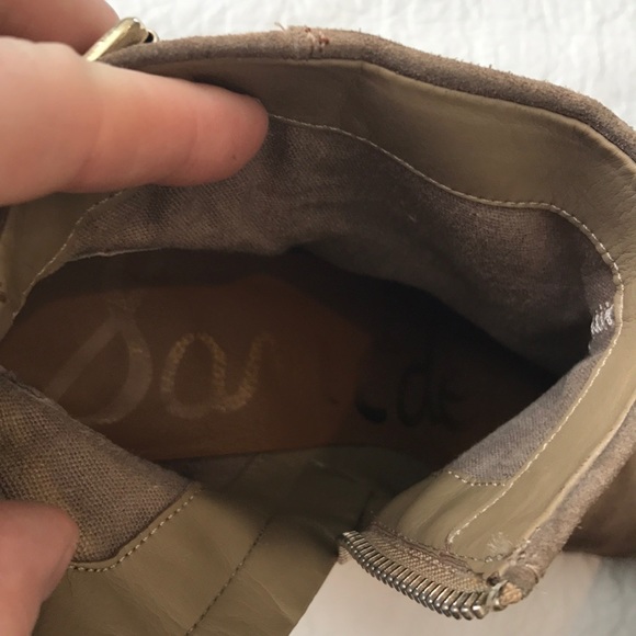 Sam Edelman |  Lucca Beach Leather ankle boot - Picture 7 of 8