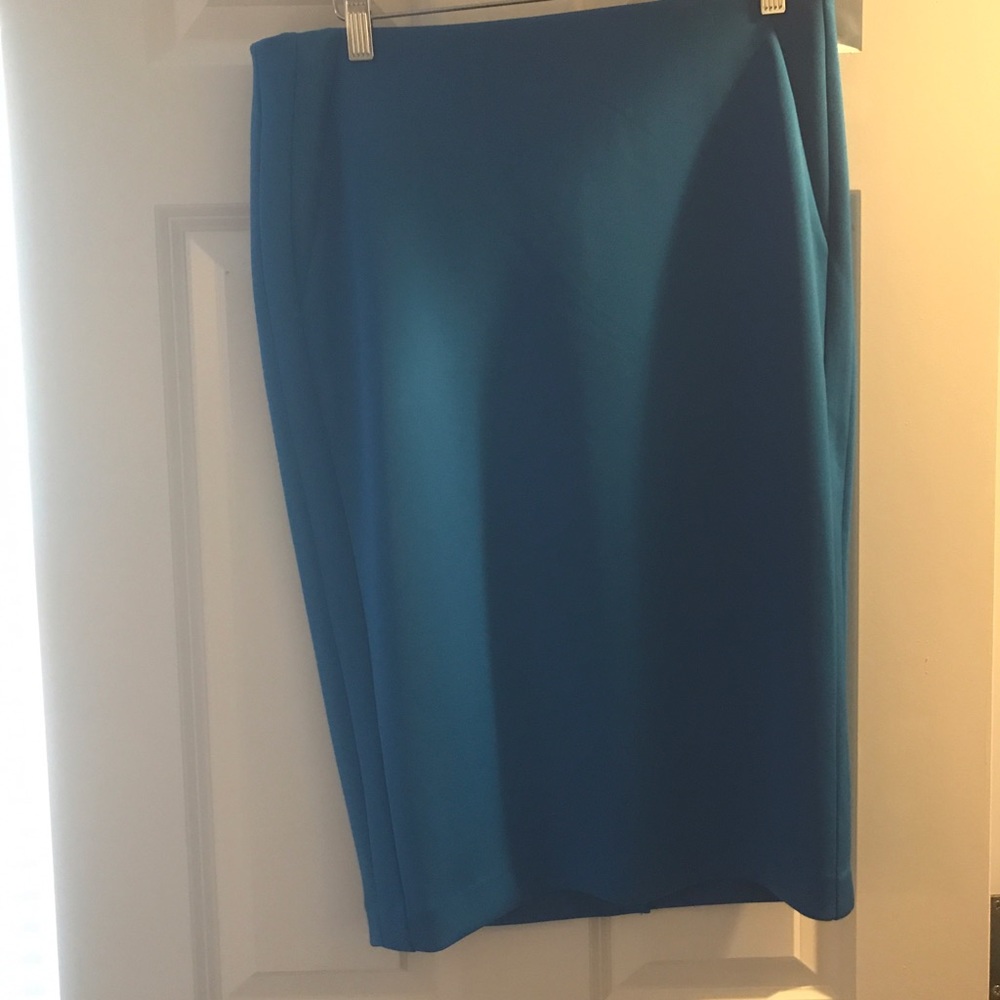 NWT. Blue pencil skirt by The Limited