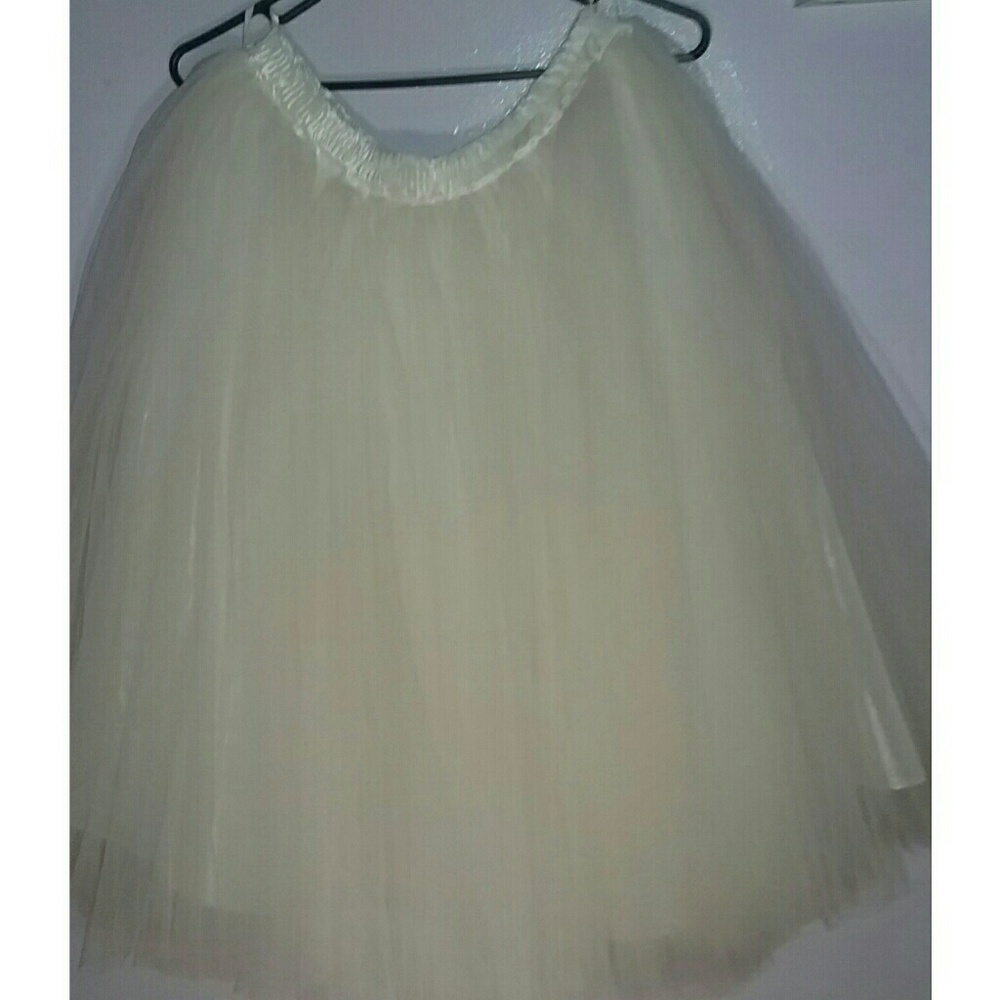 Fluffy tulle skirt