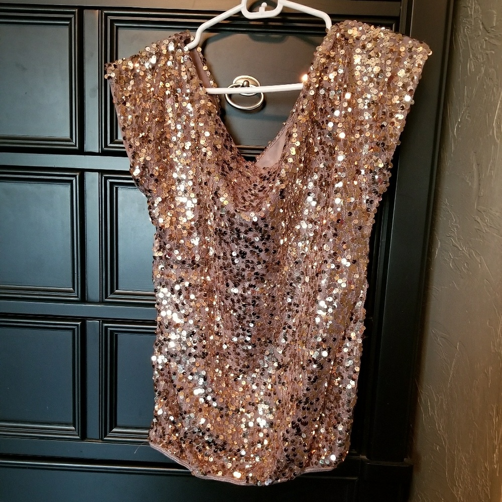 Sequin top