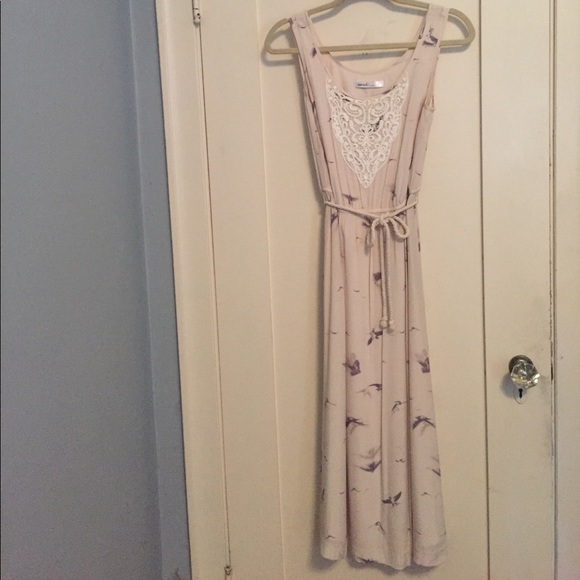 NWOT Midi/ maxi dress with rope belt - Picture 1 of 3