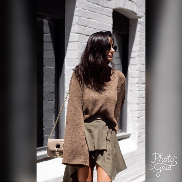 Sold Sabo Skirt Mocha knit set - Picture 3 of 4