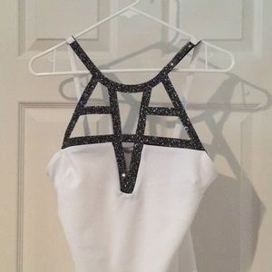 Black and white dress