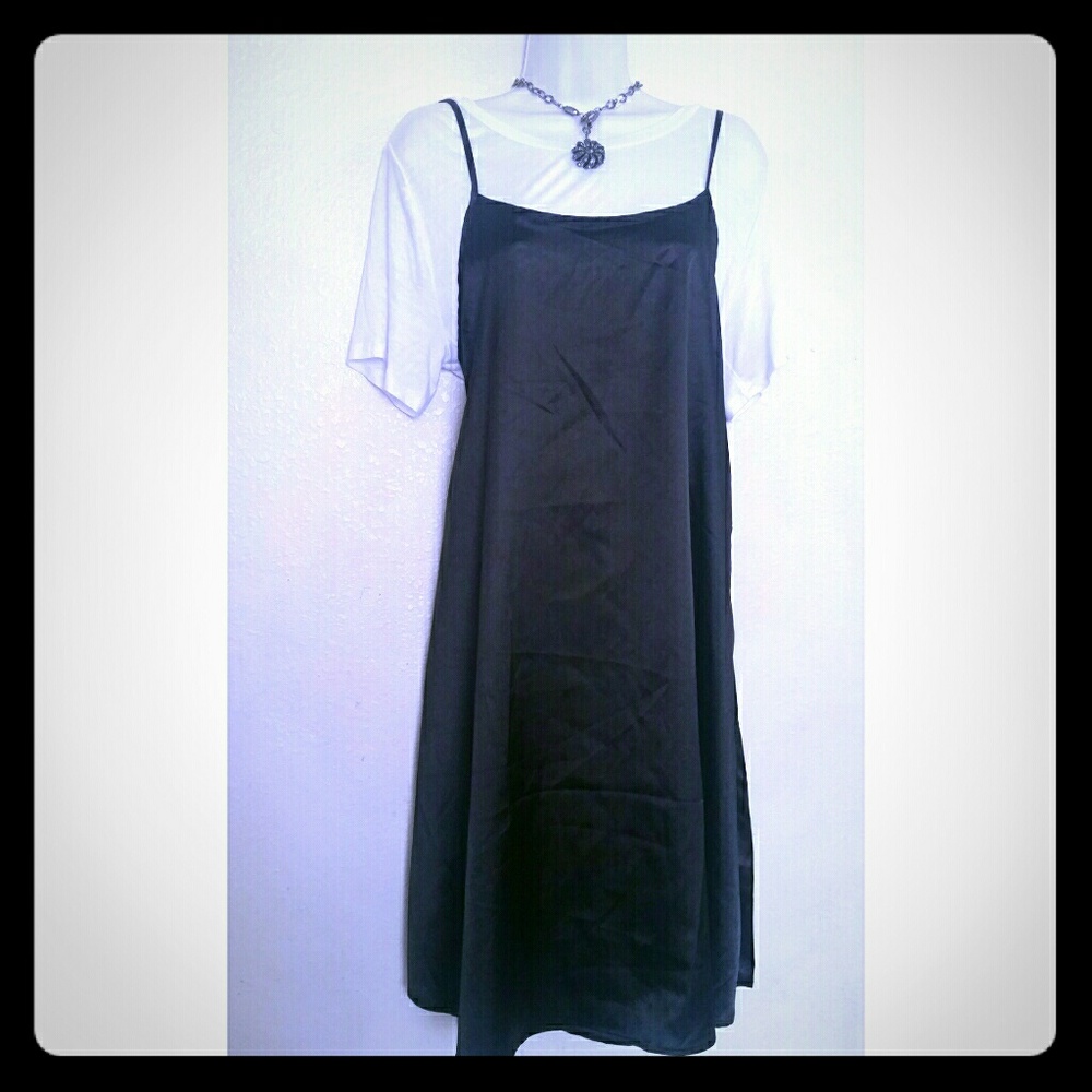 Nwt plus size 3X slip tee shirt dress