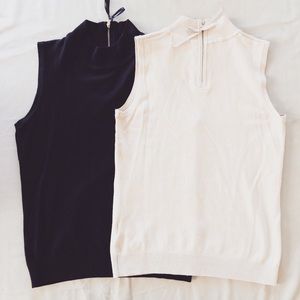 ✨SOLD✨Philosophy Funnel Mock Turtleneck Blouses