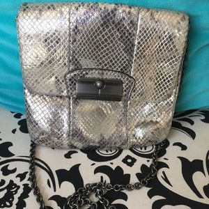 Coach Embossed Python Crossbody