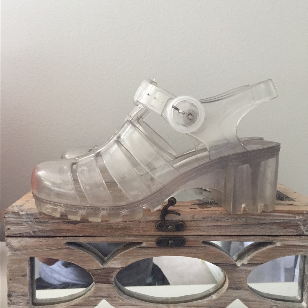 American Apparel jelly heel
