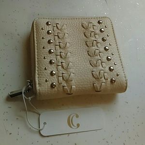 Charming Charlie's Cream Wallet