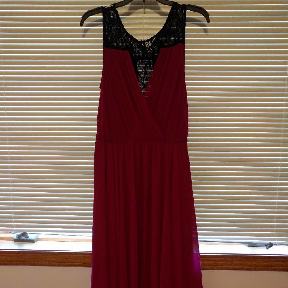 City Chic Raspberry Dress