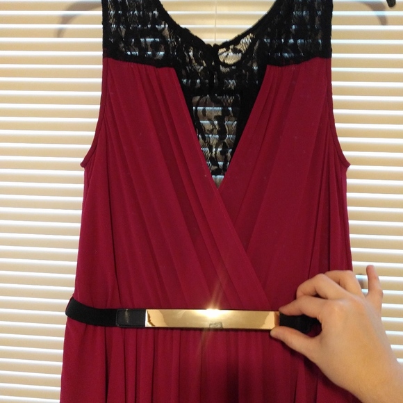 City Chic Raspberry Dress - Picture 2 of 4