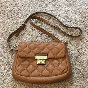 Calvin Klein leather quilted small Cross body bag