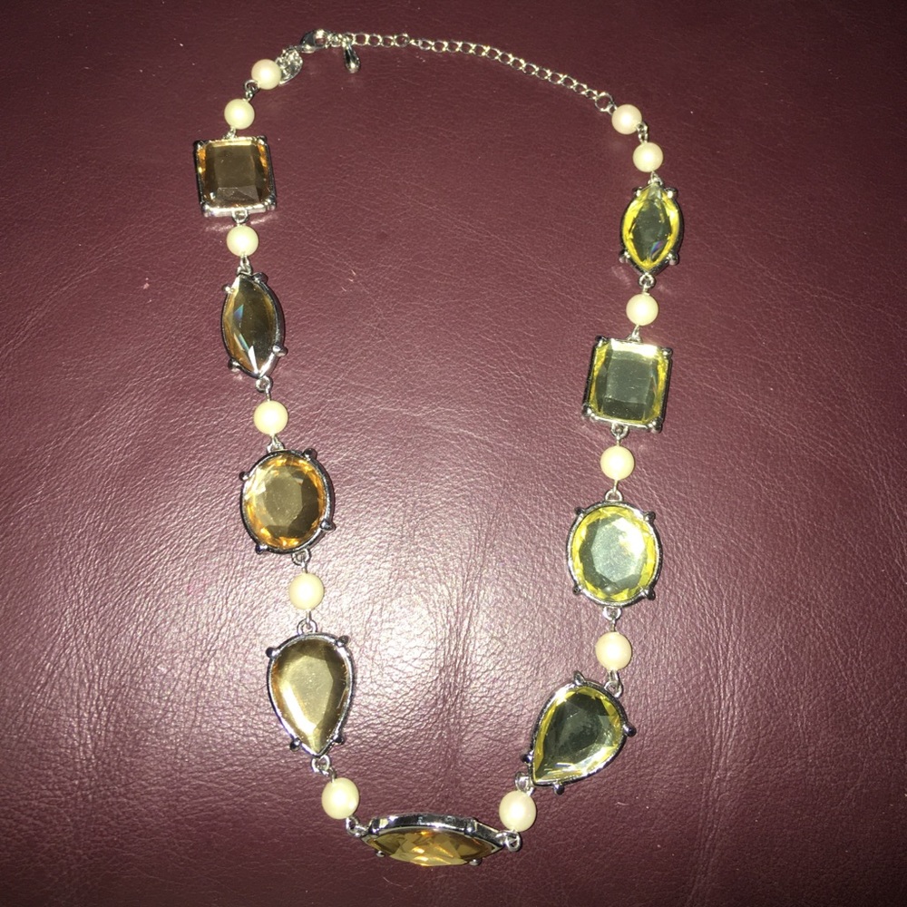 Lia Sophia Brown/Green Necklace