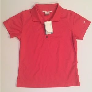 Nike Golf NWT Pink Short Sleeve Shirt