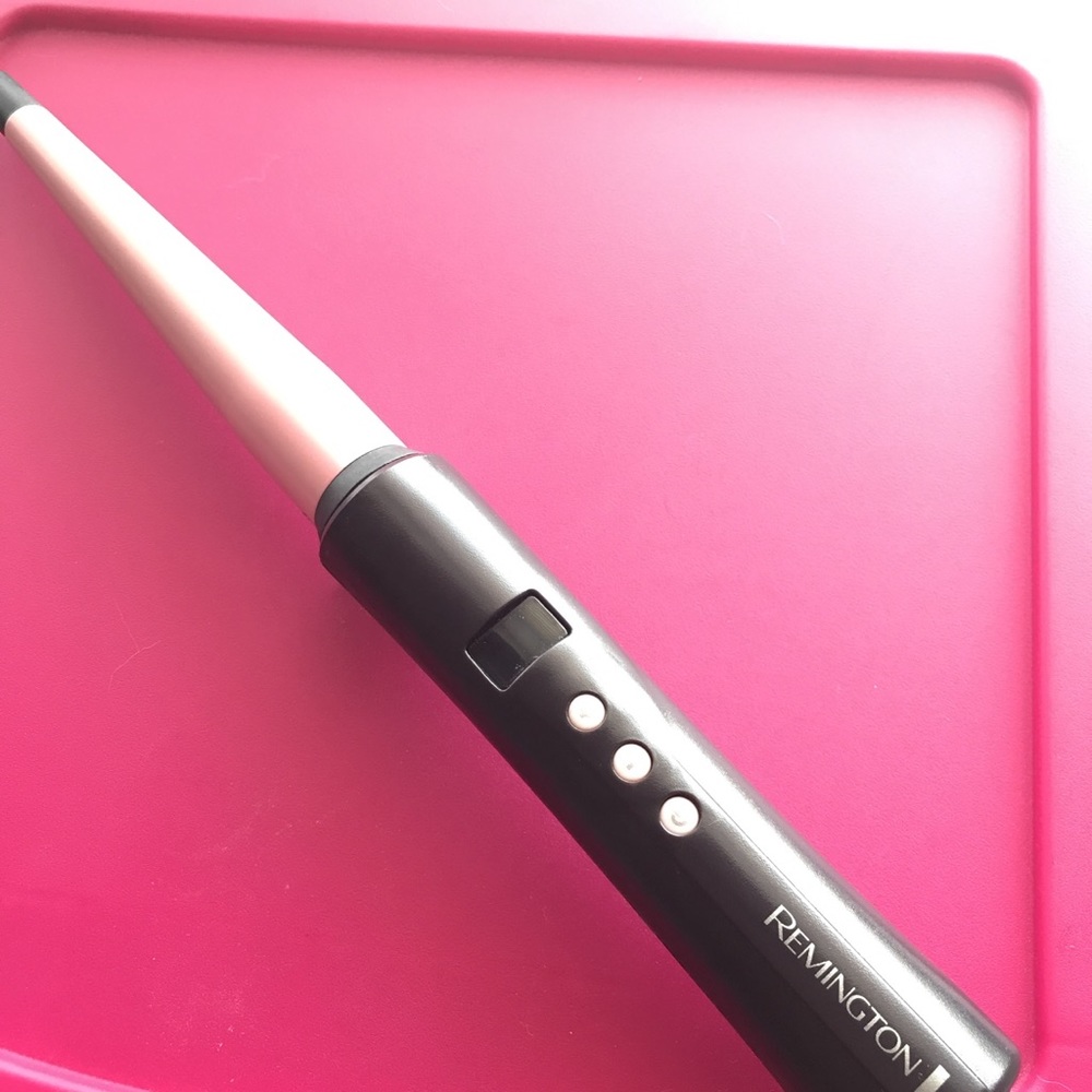 Pink Remington Curling Wand 1/2 to 1 Inches
