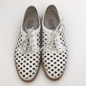 Jeffrey Campbell White Loafers