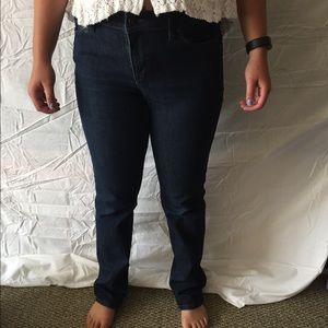 Loft modern straight jeans