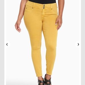 Mustard torrid jeggings