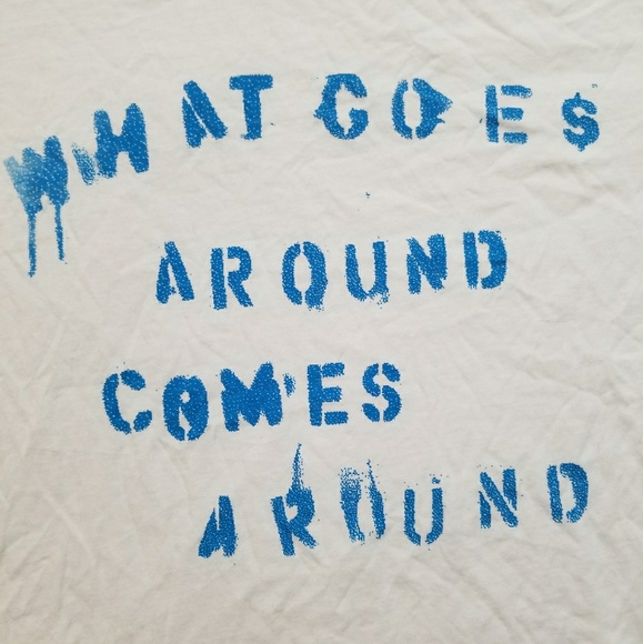 "What Goes Around Comes Around" Graphic T-shirt - Picture 3 of 4