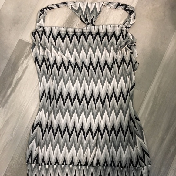 Women's Cowel Neck T-back Tank - Picture 2 of 6