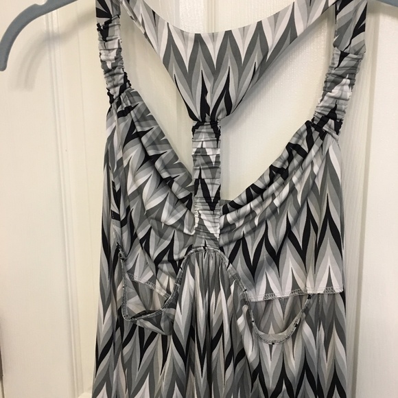 Women's Cowel Neck T-back Tank - Picture 4 of 6