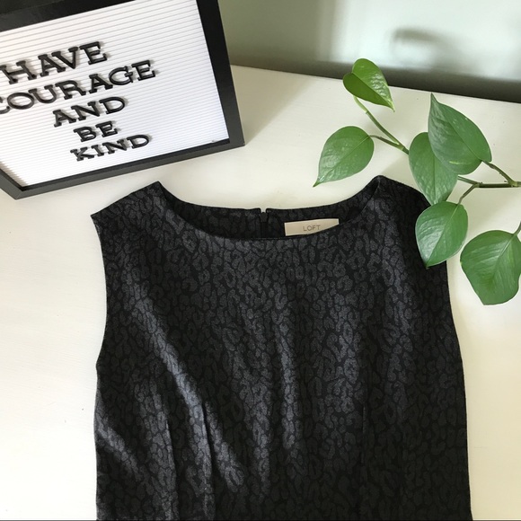 {{LOFT} Animal Print Dress, 10 - Picture 1 of 6
