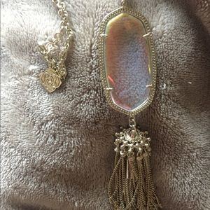 Kendra Scott Rayne necklace in gold Iridescent
