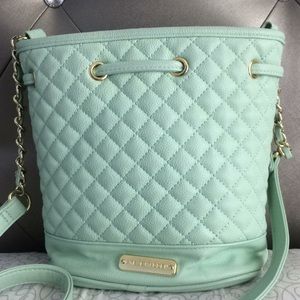 Mint green Steve Madden bucket bag