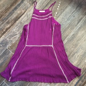 Purple Entro shift dress