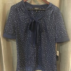 NEW Jason Wu for Target pussy bow polka dot blouse