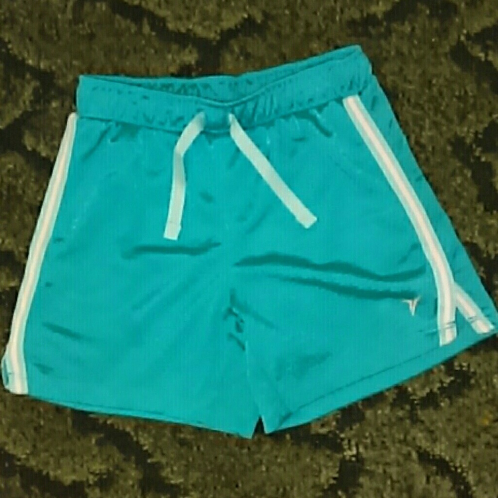 Blue girls sports shorts