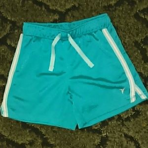 Blue girls sports shorts