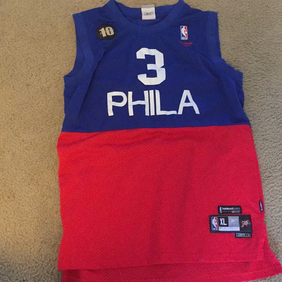 allen iverson 10 year anniversary jersey