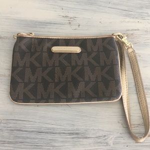 MK Monogram Wristlet