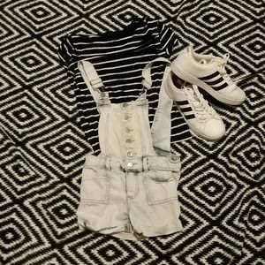 American eagle and bongo overalls