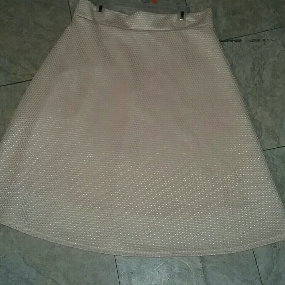 Pink Midi Skater Skirt