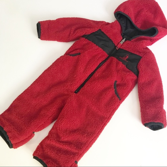 Other - Rugged Bear red/black Reversible snowsuit