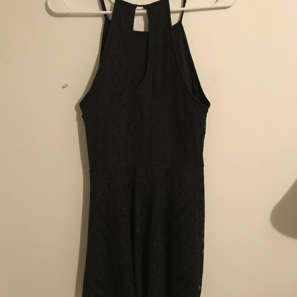 Black lace  mini sun dress