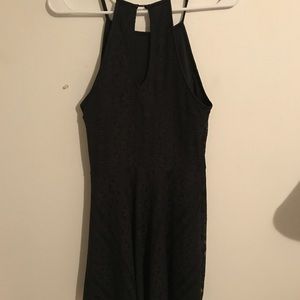 Black lace  mini sun dress