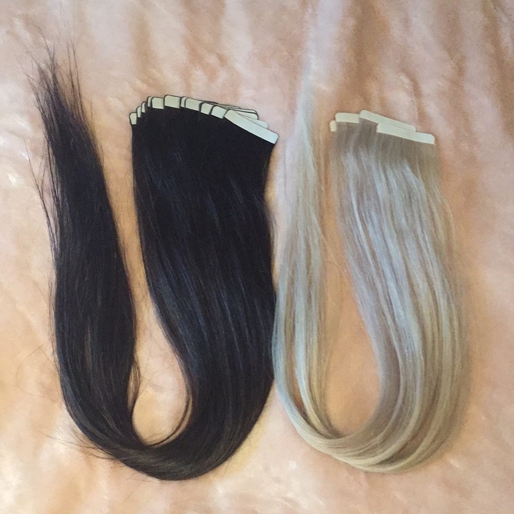 Glam Seamless tape in hair extensions