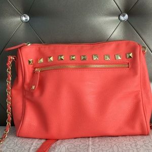 NWOT peachy Steve Madden purse