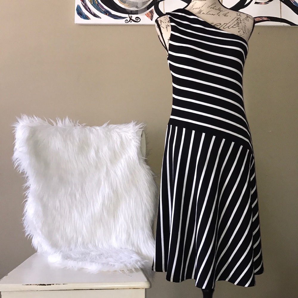 Lauren - Ralph Lauren One Shoulder Dress