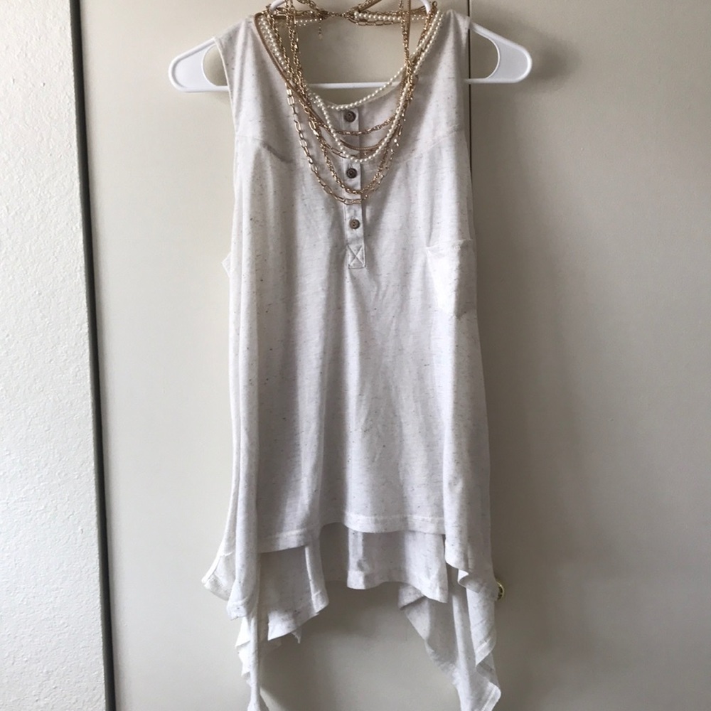 High Low sleeveless Top💙
